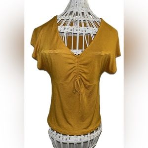 NWOT No Boundaries Yellow Top